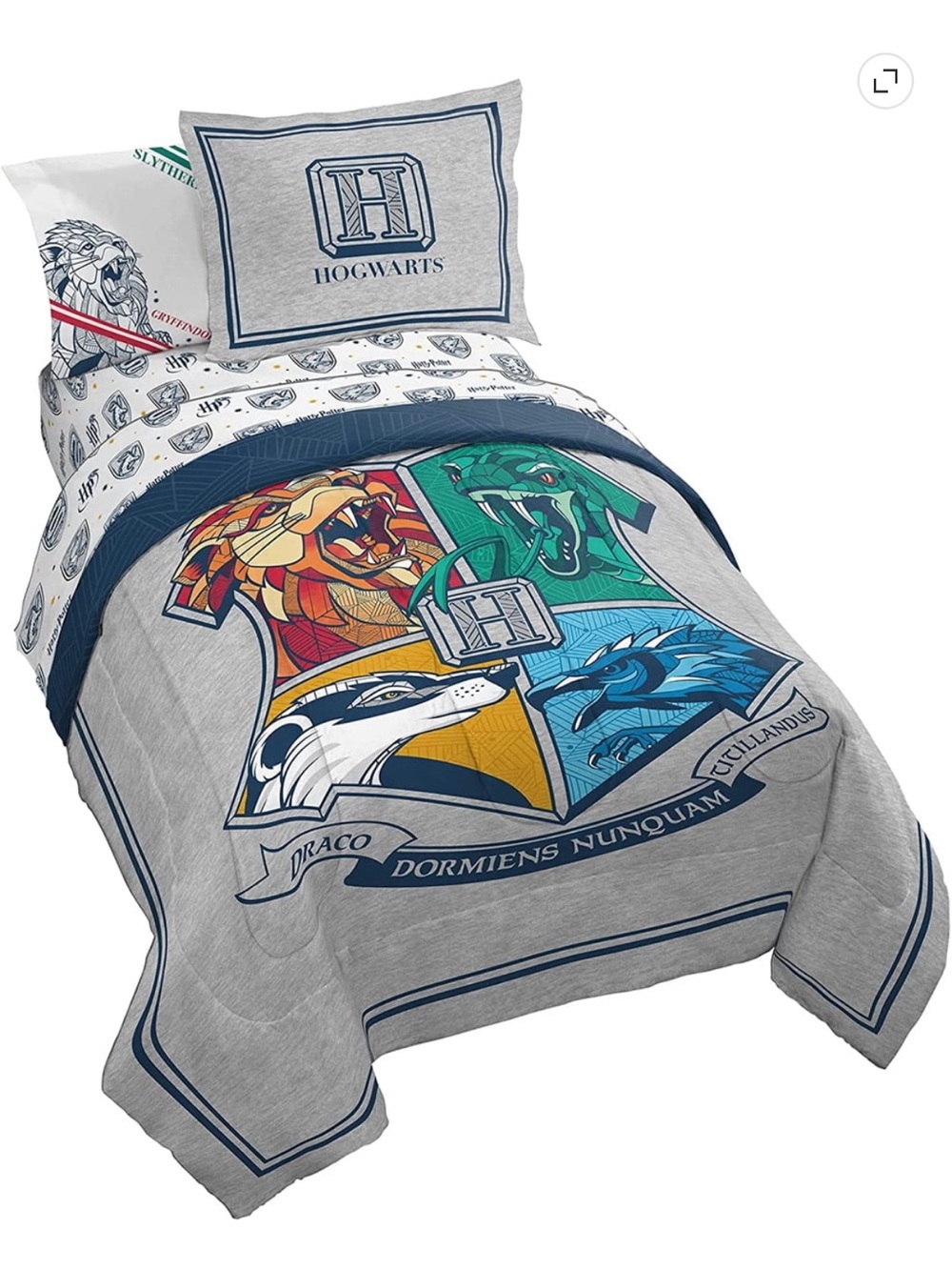 Harry Potter Stand Together 5 Piece Twin Bed Set, 100% Microfiber